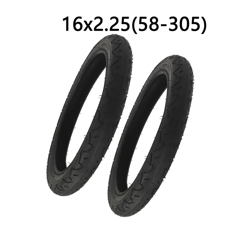 16 Inch 16x2.25 (58-305) Electric Bike Tire,    Bicycle