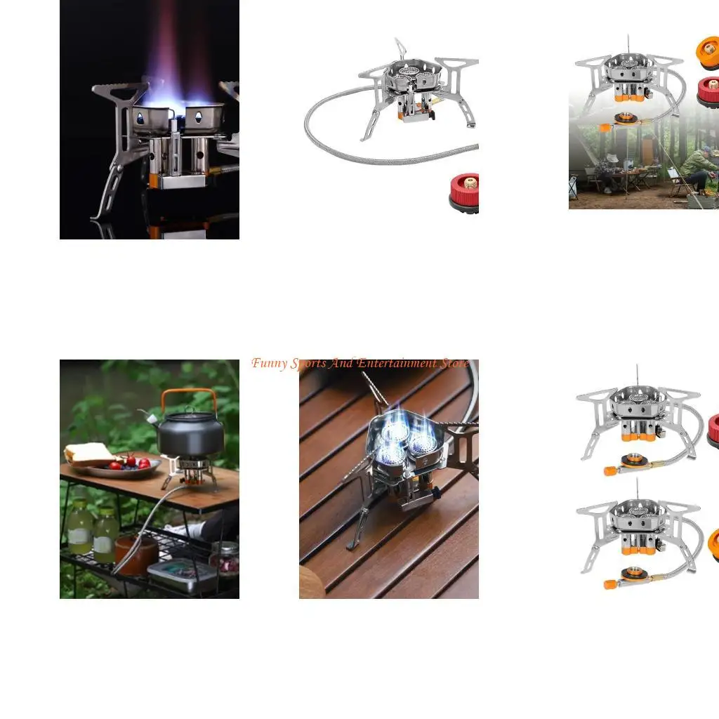 

C4DE Camp Wild Горелки Портативные горелки для пикников и приготовления пищи Регулируемые регулирующие клапаны