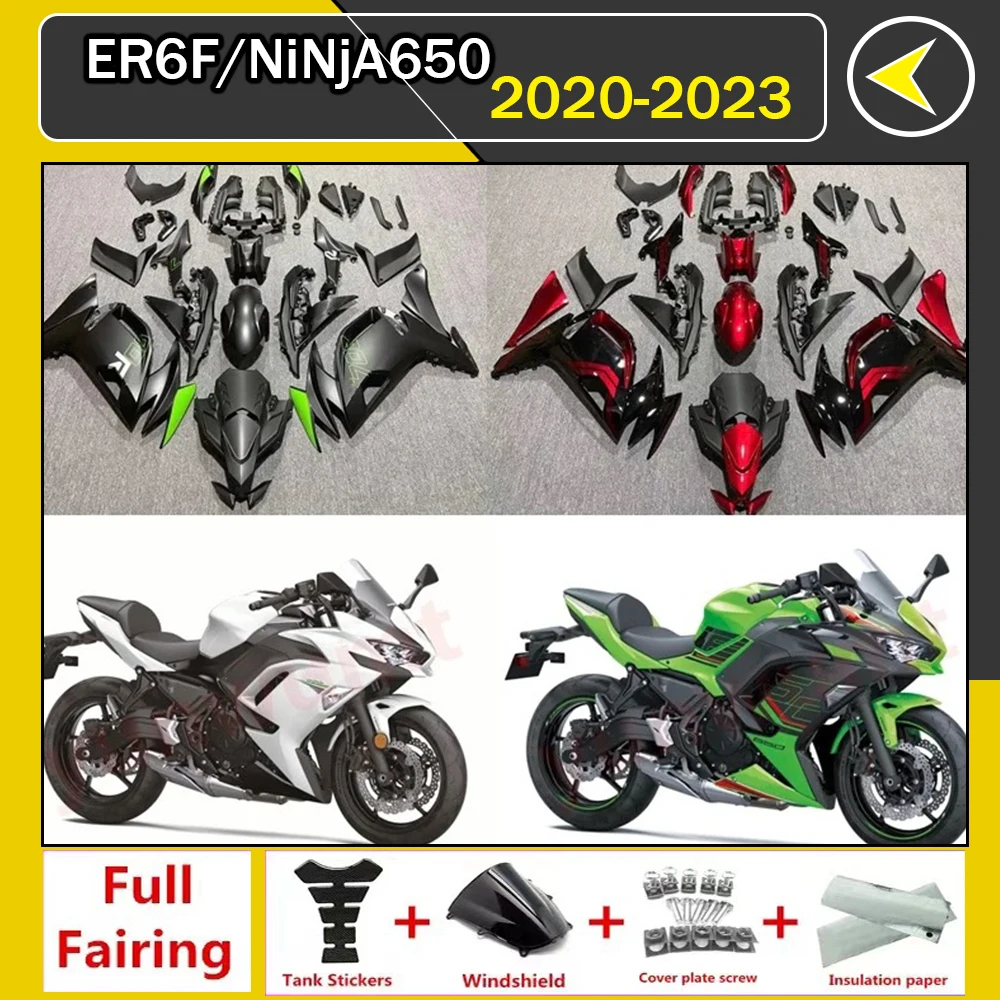 

Fit for NINJA 650 ER-6F EX650 2020 - 2023 Motorcycle Accessories Shell Fairing Kit Set NINJA650 2022 ER6F 2021 20 21 22 23 zxmt