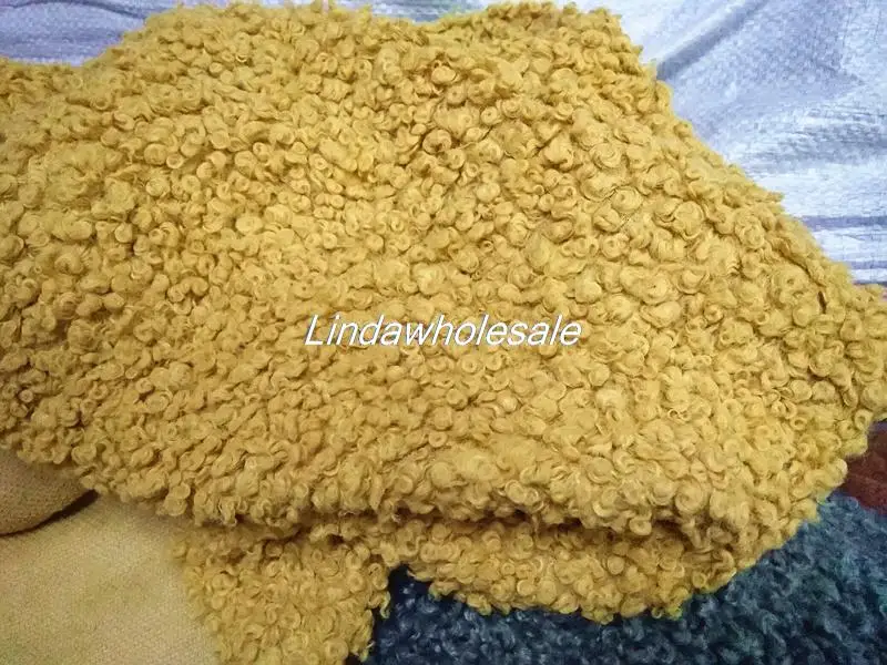 Wholesale curly plush fabric,Faux fur fabric,felt cloth,DIY doll material