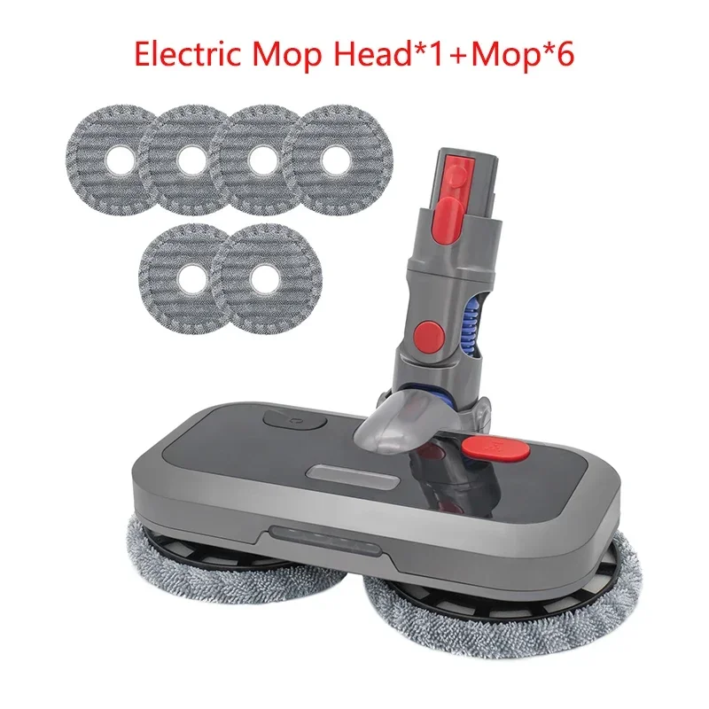 

Электрическая насадка для швабры для пылесоса Dyson V7 V8 V10 V11 V15, влажная и сухая насадка для чистки, щетка для пола, запасные части
