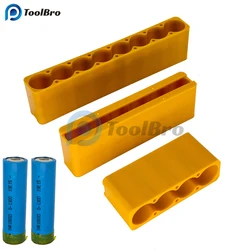 18650 Batteria al litio Fixture Holder 4 6 8 sezioni Batterie Pack Scatola di immagazzinaggio Staffa per Spot saldatore saldatrice fai da te