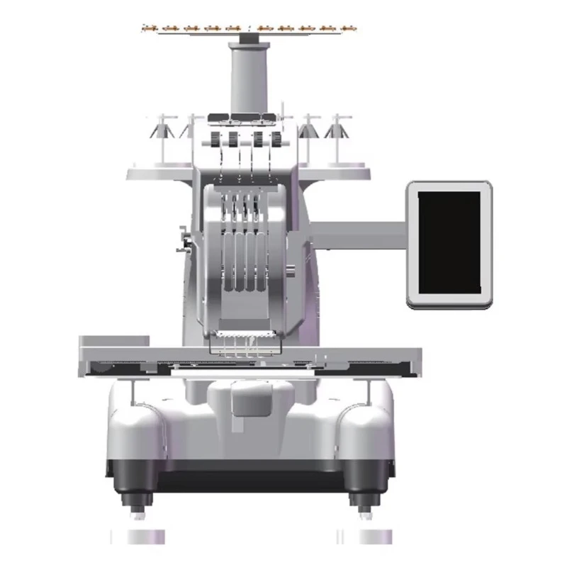 2026 New La unch Nest4 Single-Head 4-Needle Computerized Embroidery Machine for Logo Garment Home Commercial Use Sale