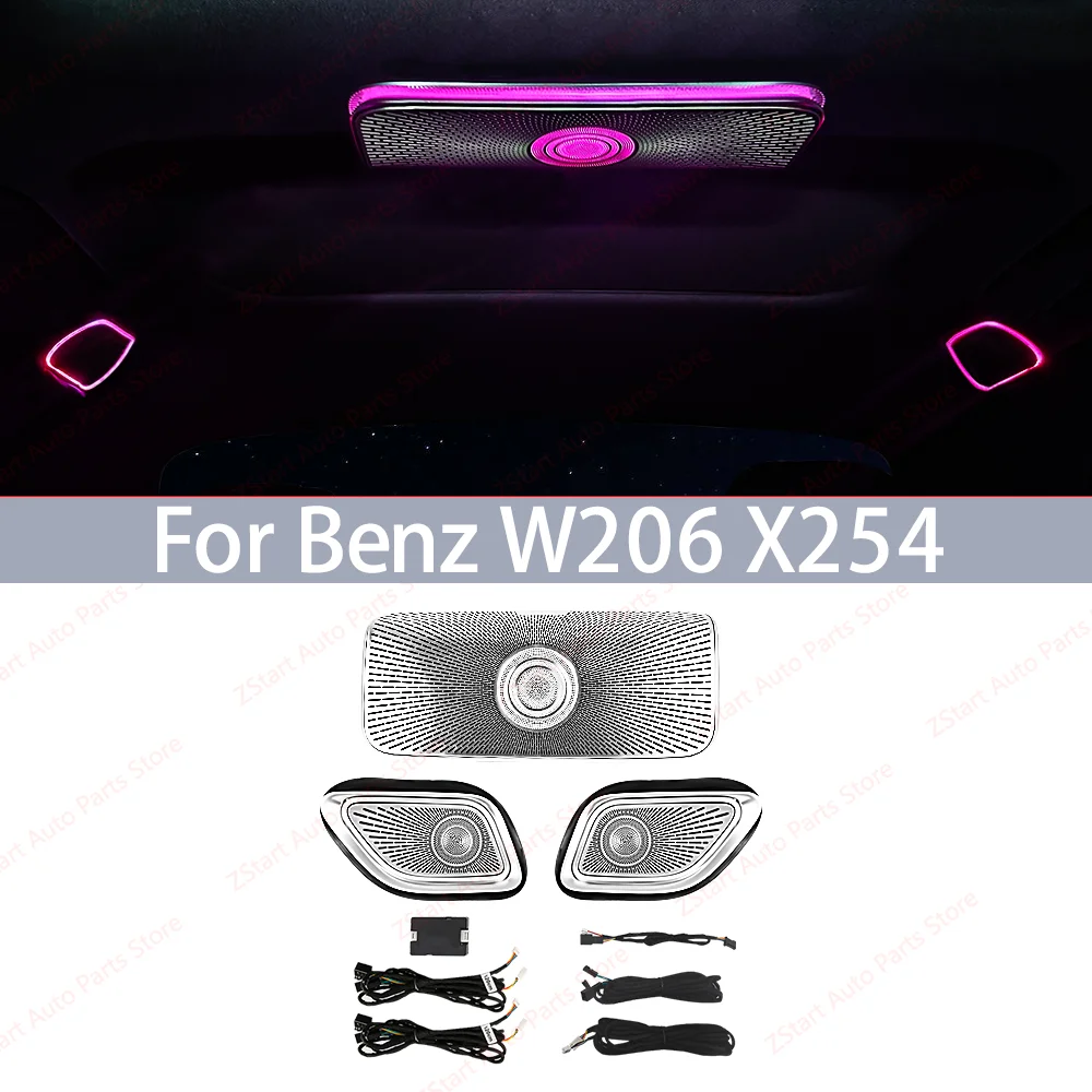 

Для Mercedes Benz W206 X254 C-класса GLC 64 цвета лампа на крыше окружающее освещение лампа для чтения салона автомобиля автоаксессуары