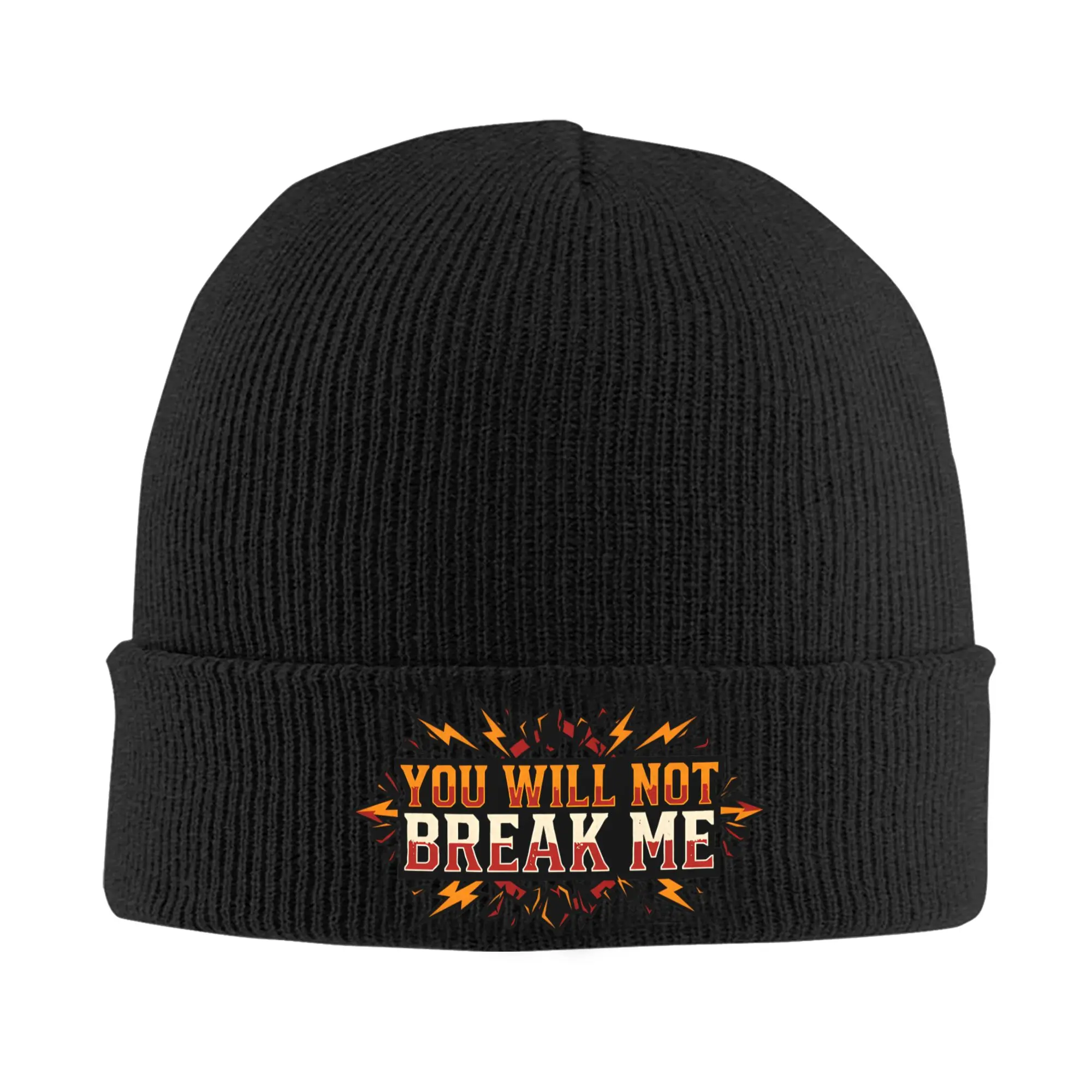 You Will Not Break Me Beanie Hats Dungeon Crawler Carl  Knit Hat Female Male Fashion Elastic Caps Autumn Winter Bonnet Hats