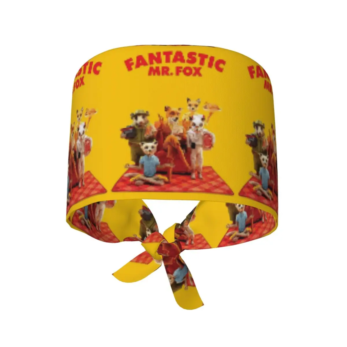 Fantastic Mr Fox Movie Poster Scrub Hat Doctor Working Surgical Cap Unisex Adjustable Nursing Caps for Dentist