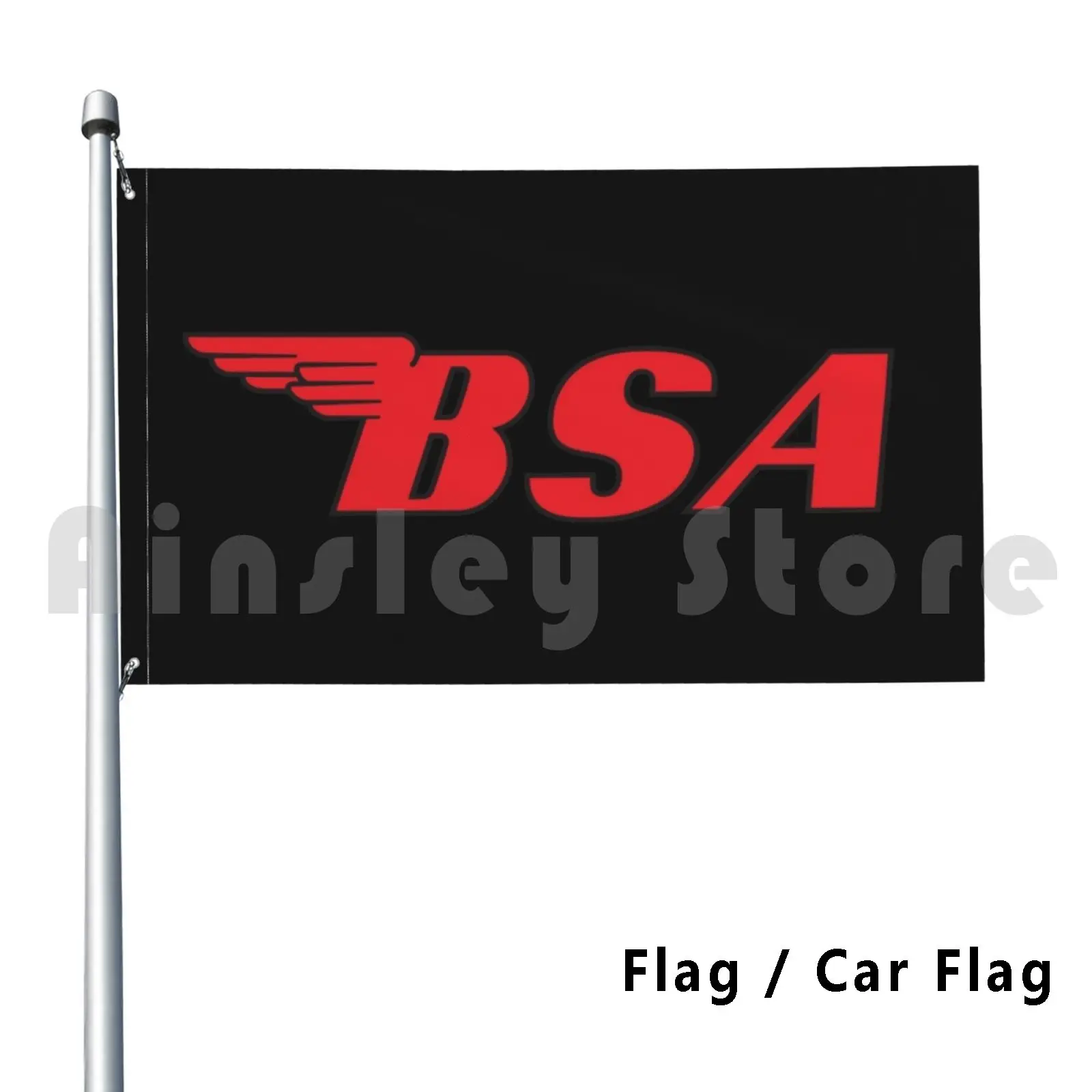 Bsa Motorcycles Logo 2 Flag Car Flag Funny Motorcycle Norton Retro Chopper Classic Motorbike Matchless