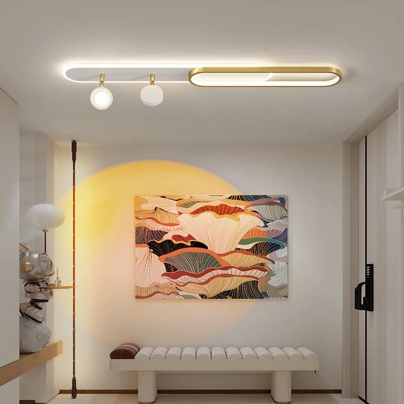 The Sun Never Sets The Sunset Aisle Light Corridor Modern Minimalist Living Room Bedroom LED Strip Balcony Coat Ceiling Lights