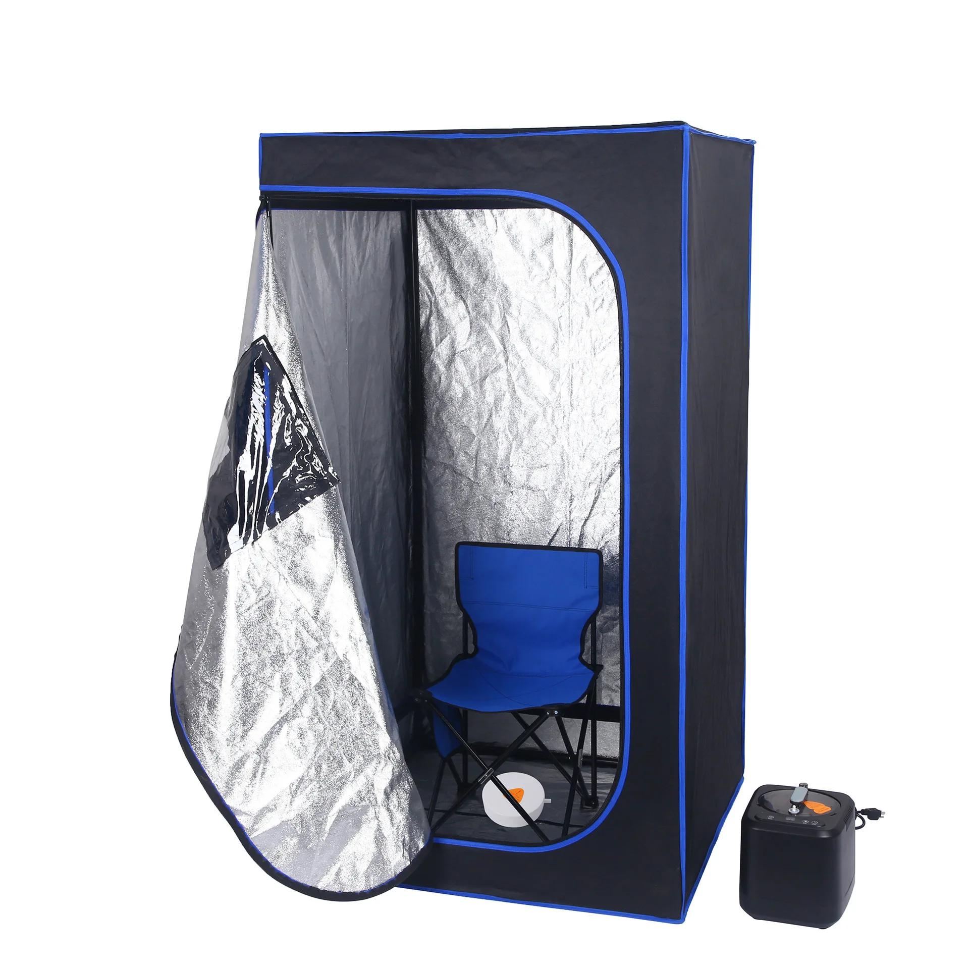 

New large single with window foldable storage sweat steaming box whole body removal bath box