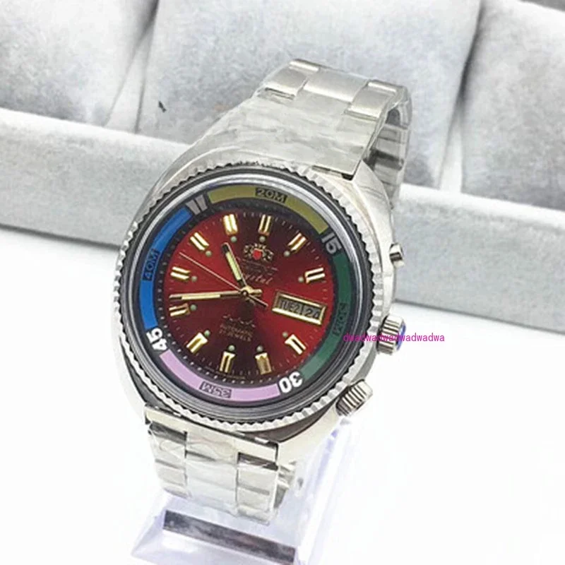 Watch Fully automatic mechanical watch Haiba watch rotating large dial