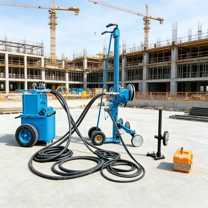 Customizable Deep Hole Hydraulic Diamond Wire Saw For Precision Silent Concrete Sawing Stable For Deep Structure Demolition Work