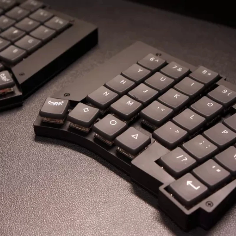 Totem-max Wireless Split Keyboard Kit Custom Bluetooth Dual-mode Low Profile Choc V1 Switch Hot Swap VIAL Mechanical Keyboard