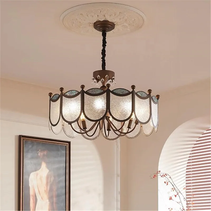 Living room chandelier hall main light retro simple dining room light