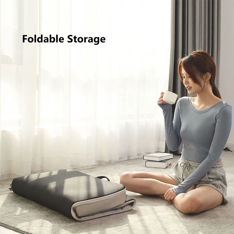 -Repor Electric Massage Mattress Topper Airbag Compression Relx Body Adjustable Air Massage Mattress Massage Mat with Heat