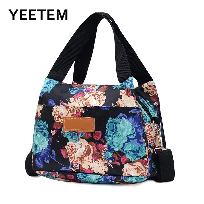 

Ladies Messenger Female Bag Fashion Printed Shoulder Bag Middle-aged And Elderly Portable Large Bag