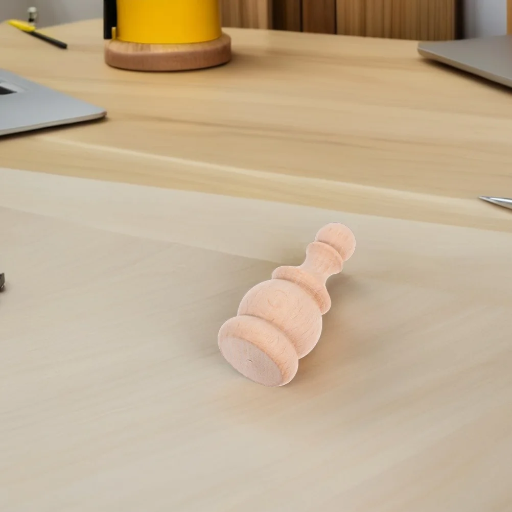 4pcs Solid Wood Decorative Finials Carved Baluster Spindles For Staircase Handrail Diy Craft Projects Home Decoration Wooden