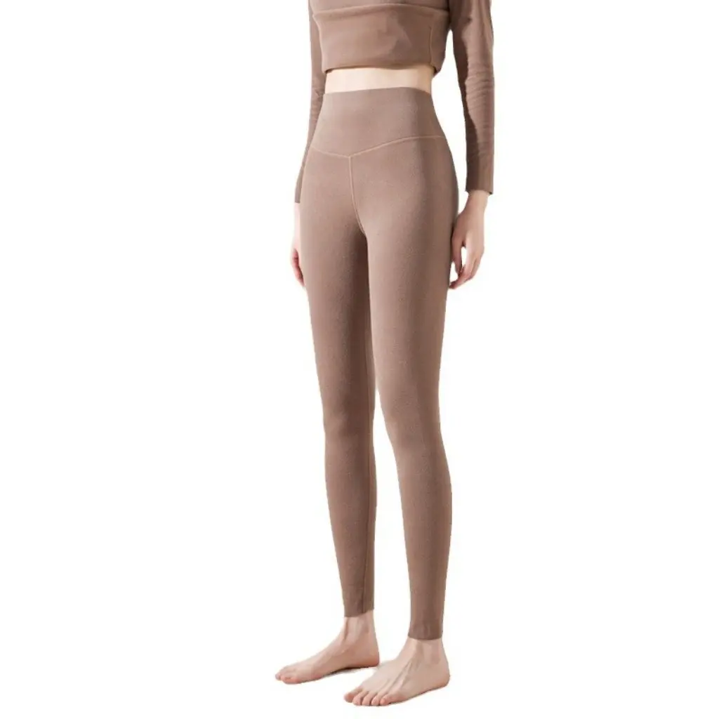 

Женские леггинсы Derong больших размеров, бархатные утолщенные бесшовные внутренние брюки с подогревом для осени и зимы, теплые универсальные брюки