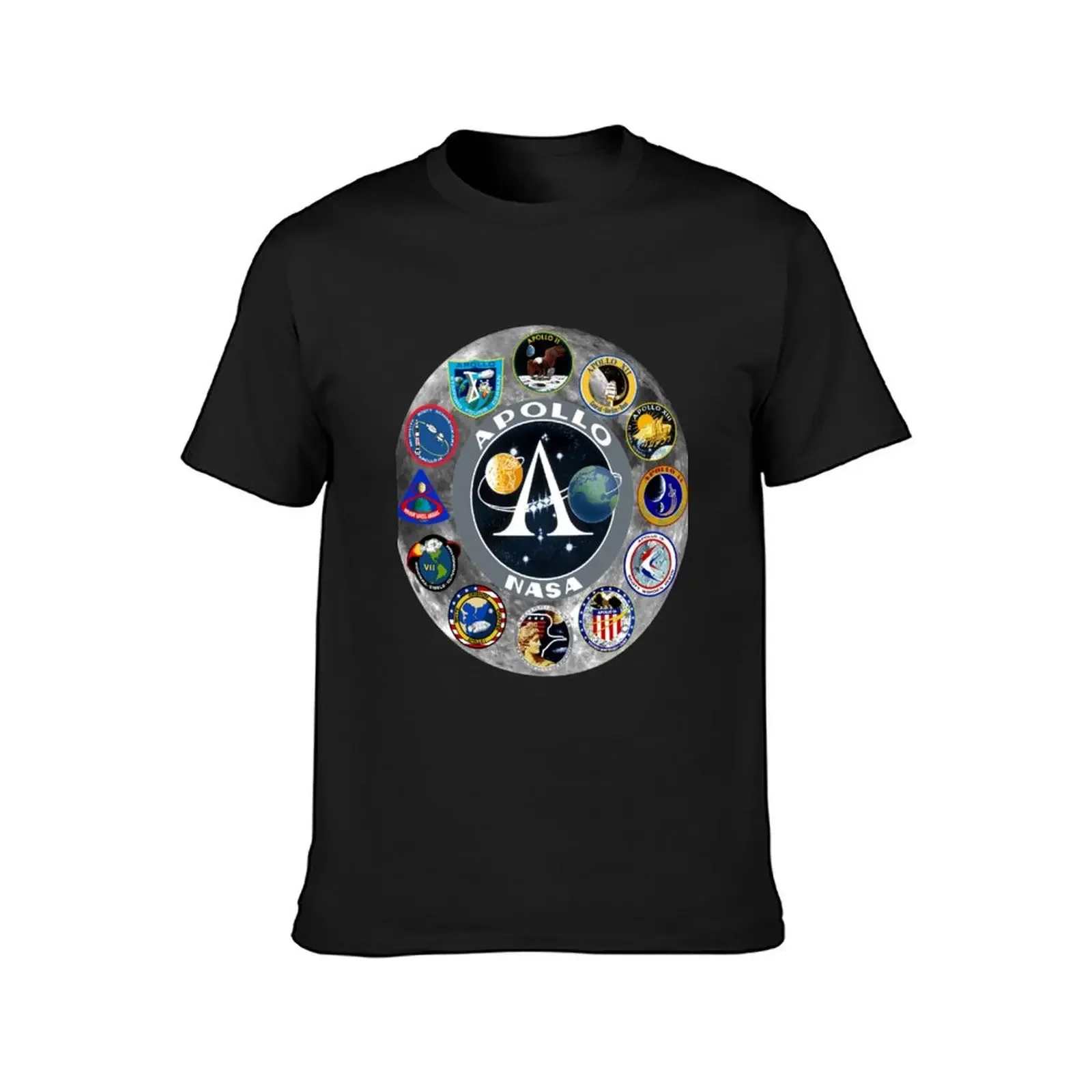 Apollo Mission Composite Logo T-Shirt designer shirts rapper graphic tees mens designer clothes