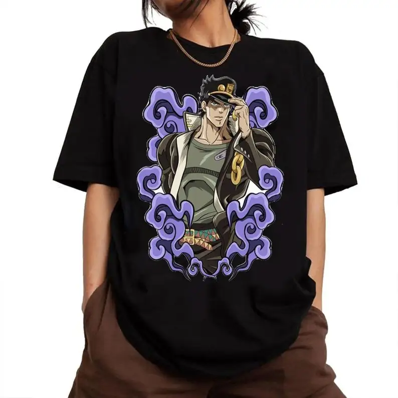 Kujo Jotaro Shirt, Shirt, Anime JJ's Bizarre Adventure T-Shirt, Anime T-Shirt