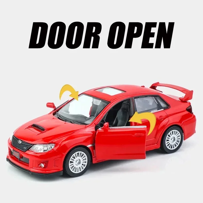 

Subaru WRX STI 1:36 Scale Alloy Car Model Diecast Car Toys for Boys Birthday Gift Toys Car Collection