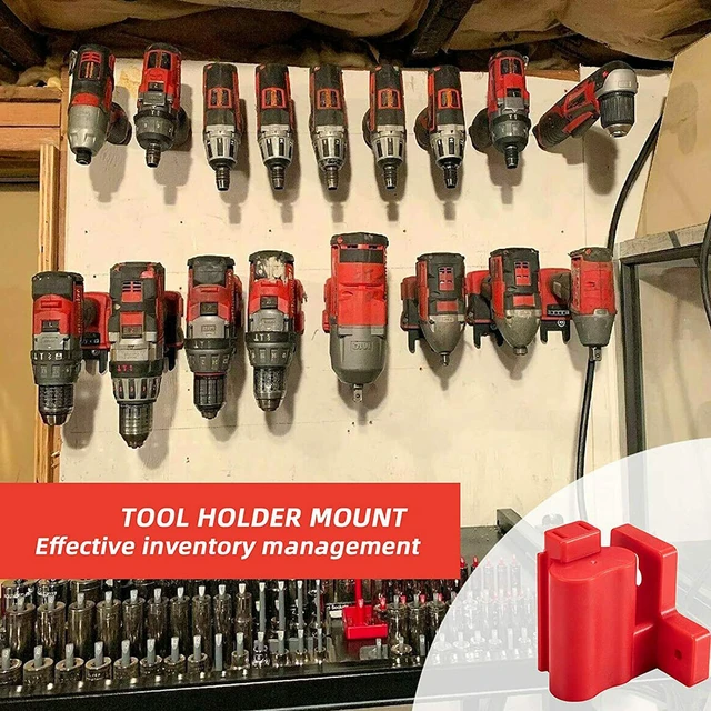 Power Tool Holder Mount Milwaukee Milwaukee M12 Battery Holder Holder M12 12v Aliexpress