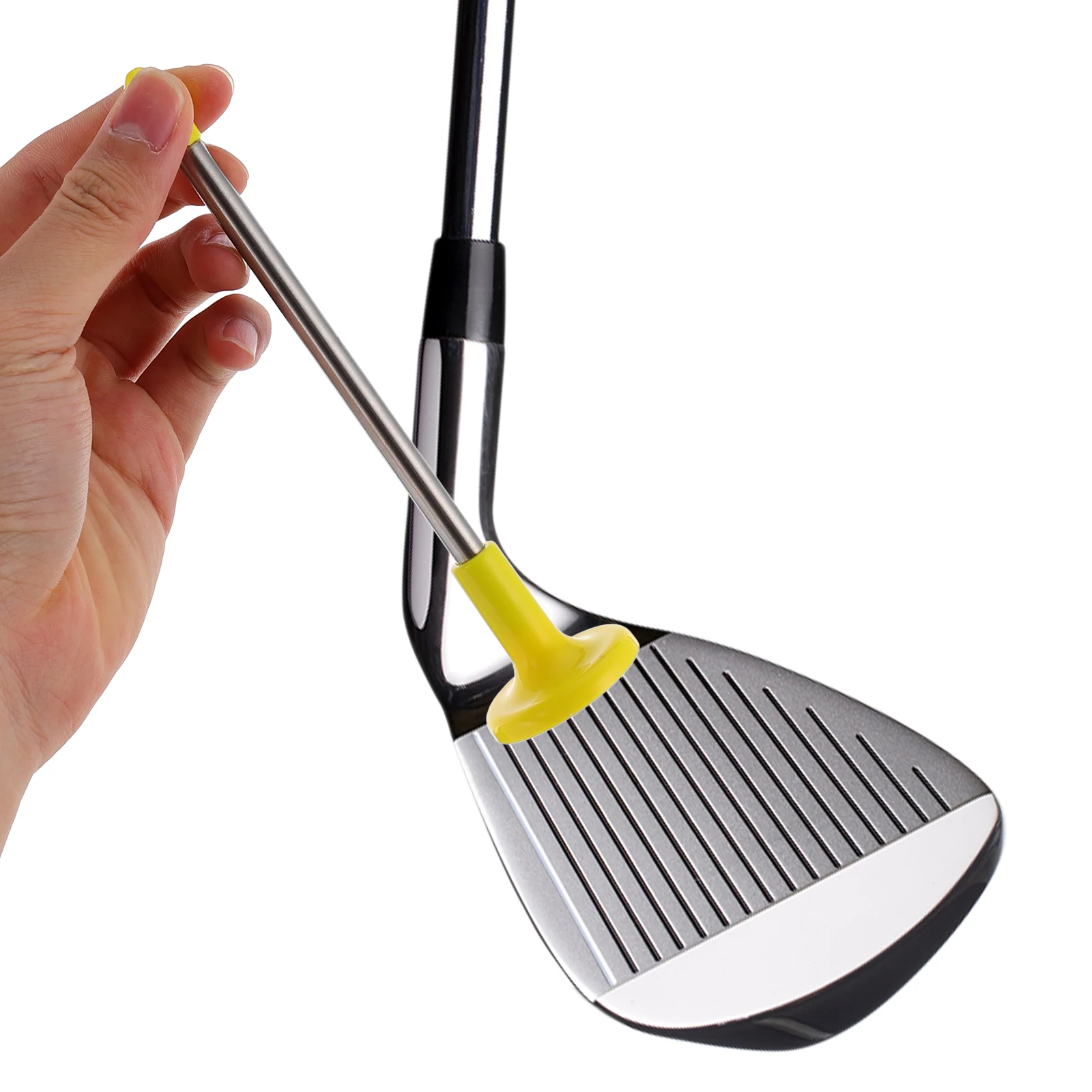 

1pc Magnetic Golf Alignment Rod Stainless Steel Training Aids Adjustable Lie Angle Tool For Club Direction Control Outdoor