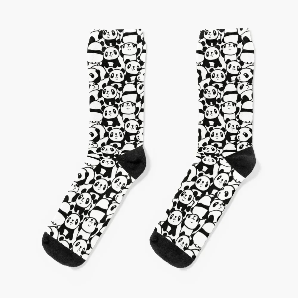 

cute baby pandas Socks warm winter anti-slip winter basketball Luxury Woman Socks Men's