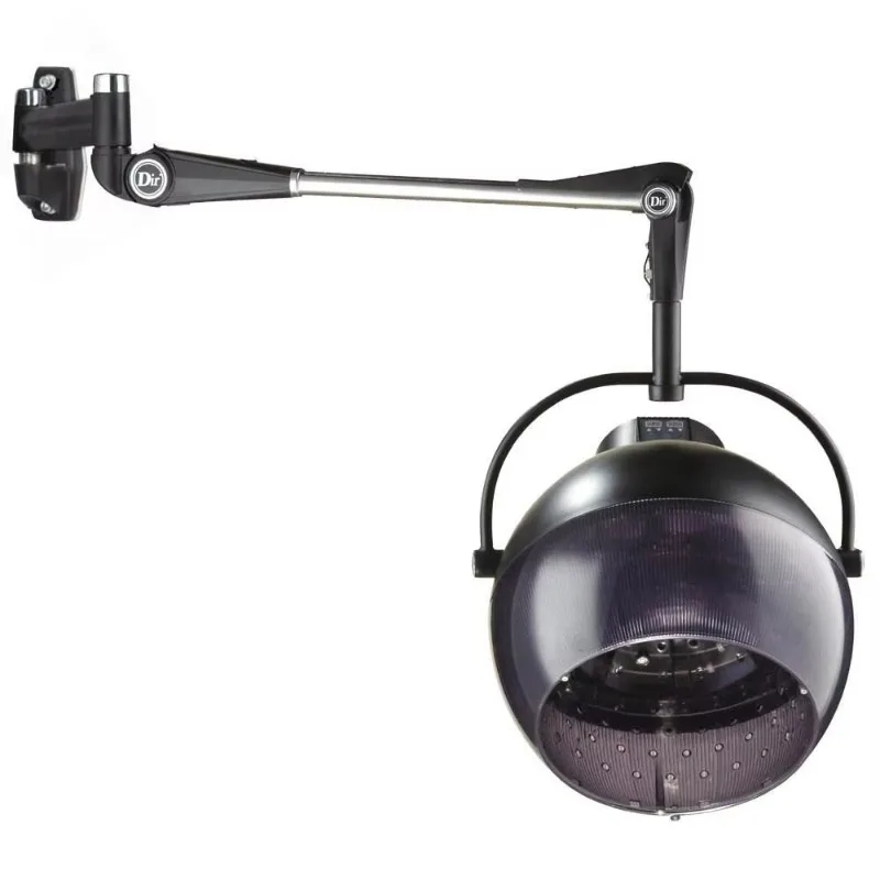 Modern Design Wall-Mounted Hair Dryer for Salons Barbershop Furniture with Hood Hanging Metal Material