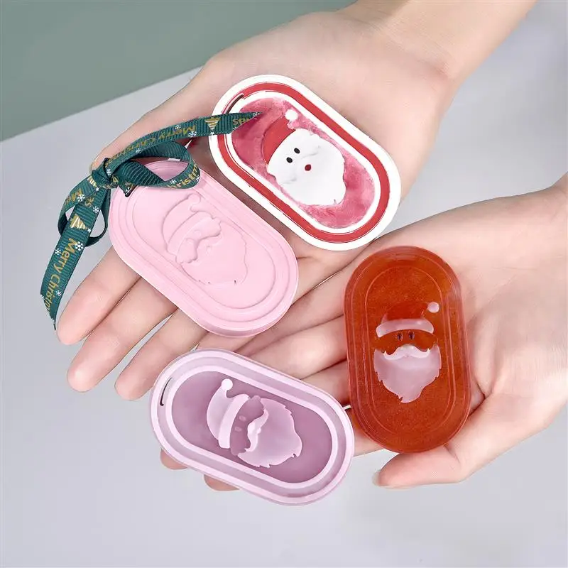 

Christmas Tag Pendant Silicone Mold DIY Christmas Tree Hanging Plaster UV Epoxy Resin Mold Ornaments Xmas Craft Decoration