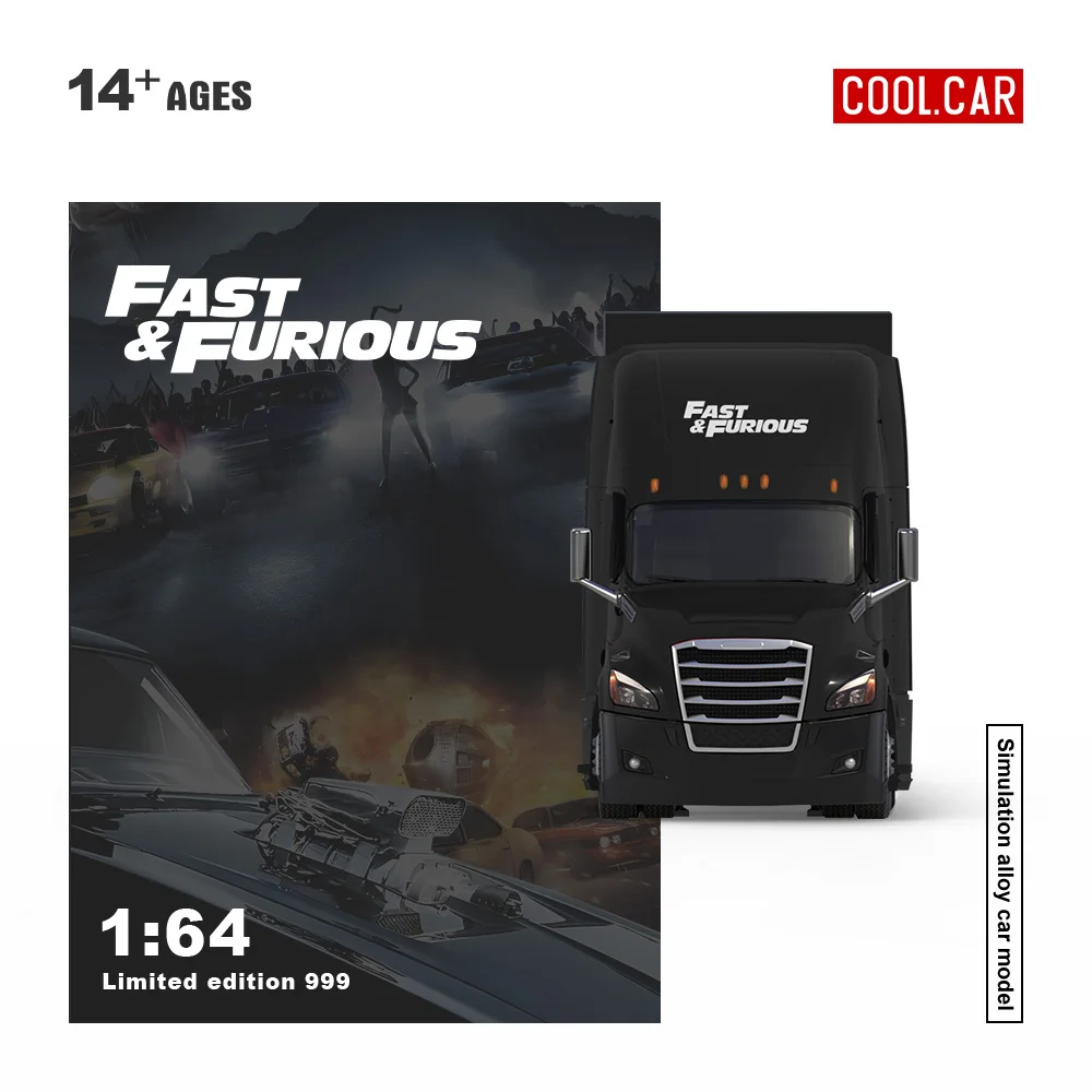 *予約注文* クールカー 1:64 ファストX ペイントトラック シミュレーション合金カーモデル コレクション＆ディスプレイ＆ギフト用