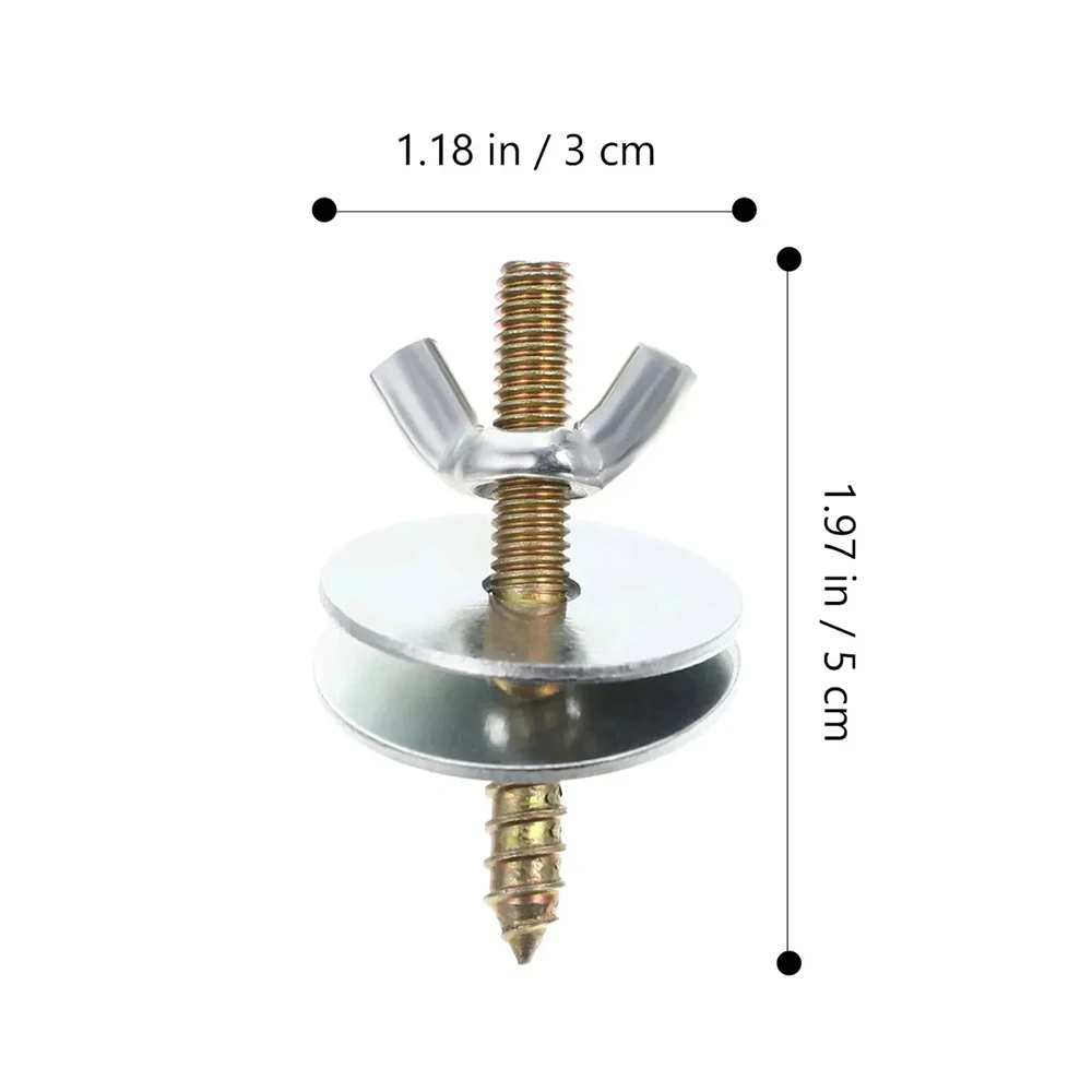 10 pz Dado Vite Kit di Montaggio Gabbia per Uccelli Persico Viti Criceto Uccello Vite Ala Kitspringboard Allevamento Accessori Scatola di Fissaggio