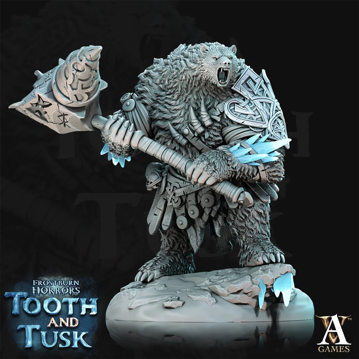 Dnd Miniatures Figures Polar Trolls Bear People Sheep People Owls Seals Dnd Villains 3d Printing