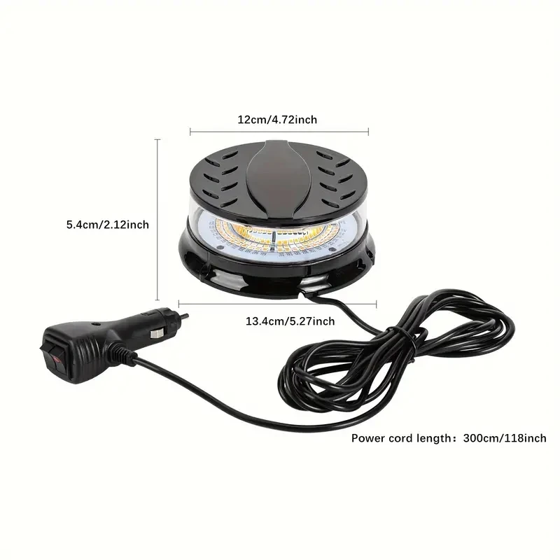 LED Red And Blue Strobe Lights Emergency Light For Vehicles Flashing Lights Beacon Lights For Truck Magnetic Light Bar Small Lig
