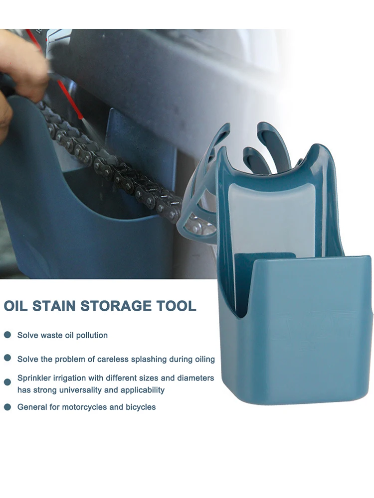 AliExpress JOCESTYLE Universal Bicycle Chain Oil Elastic Plastic Storage Box Splash-proof Chain Cleaning Tools with Brush Chain Scrubber Tools