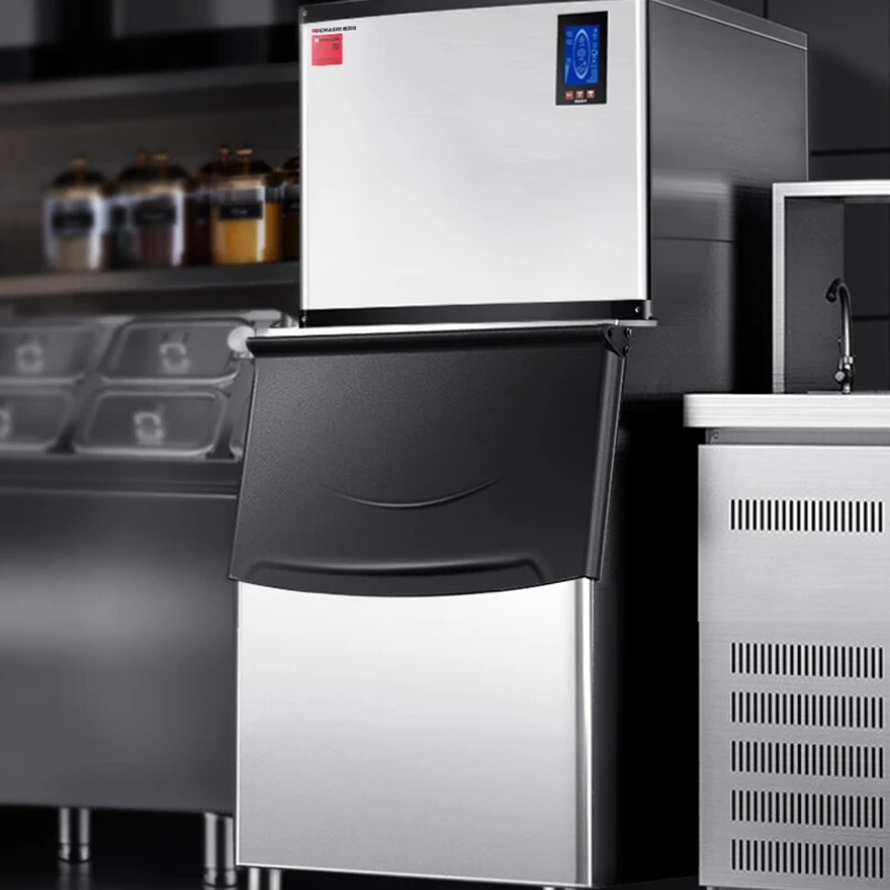 Large-sized Ice Maker milk tea shop spacious kitchen Ice Maker capacity hotel durable Commercial Furniture Eismaschine ZYZBJ60