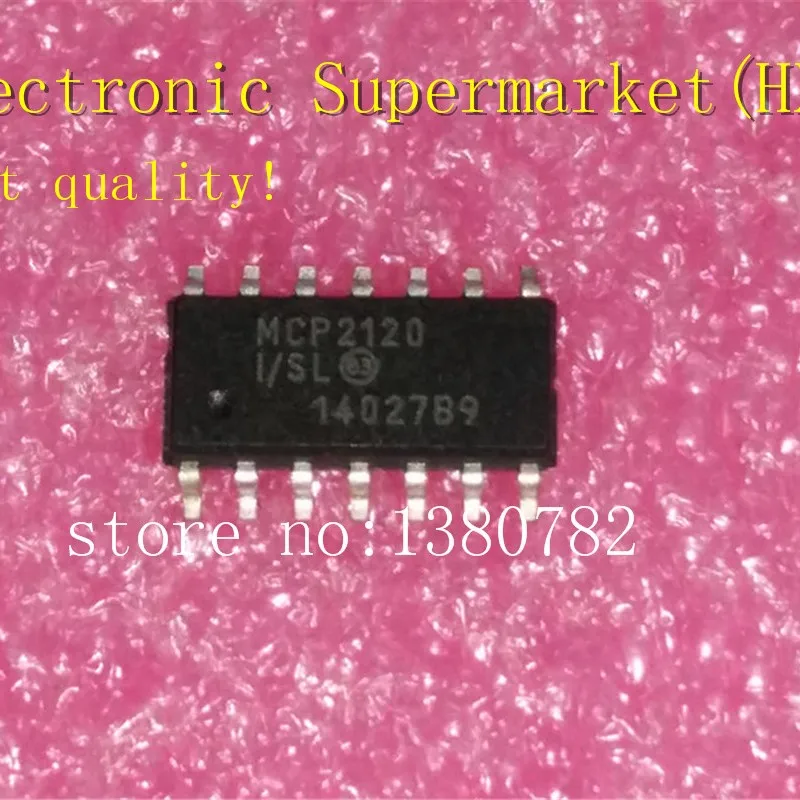 Free Shipping 10pcs-50pcs/lots MCP2120-I/SL MCP2120 SOP-14  New original  IC In stock!