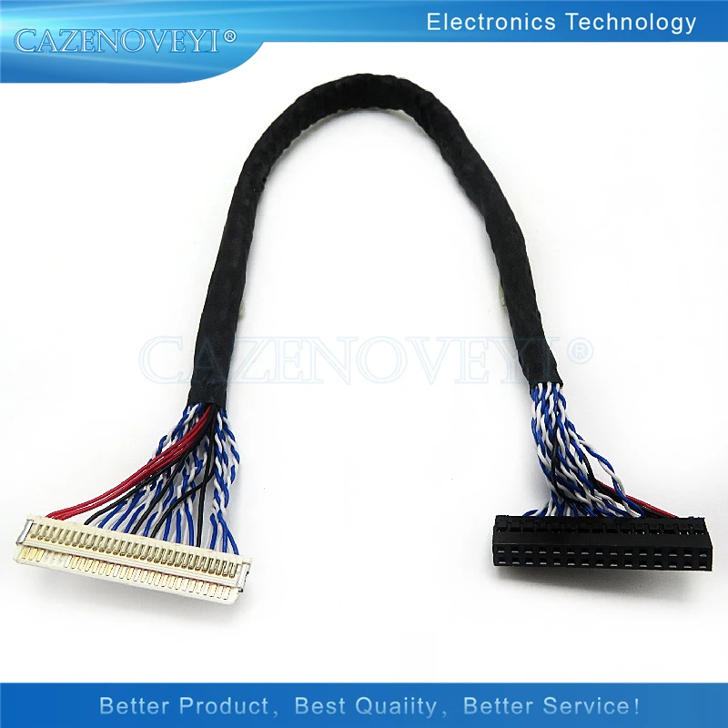 1 قطعة/الوحدة 8 بت LVDS كابل FIX-30 دبوس 2ch ل 17-26 بوصة LCD/LED لوحة تحكم 25 سنتيمتر في المخزون