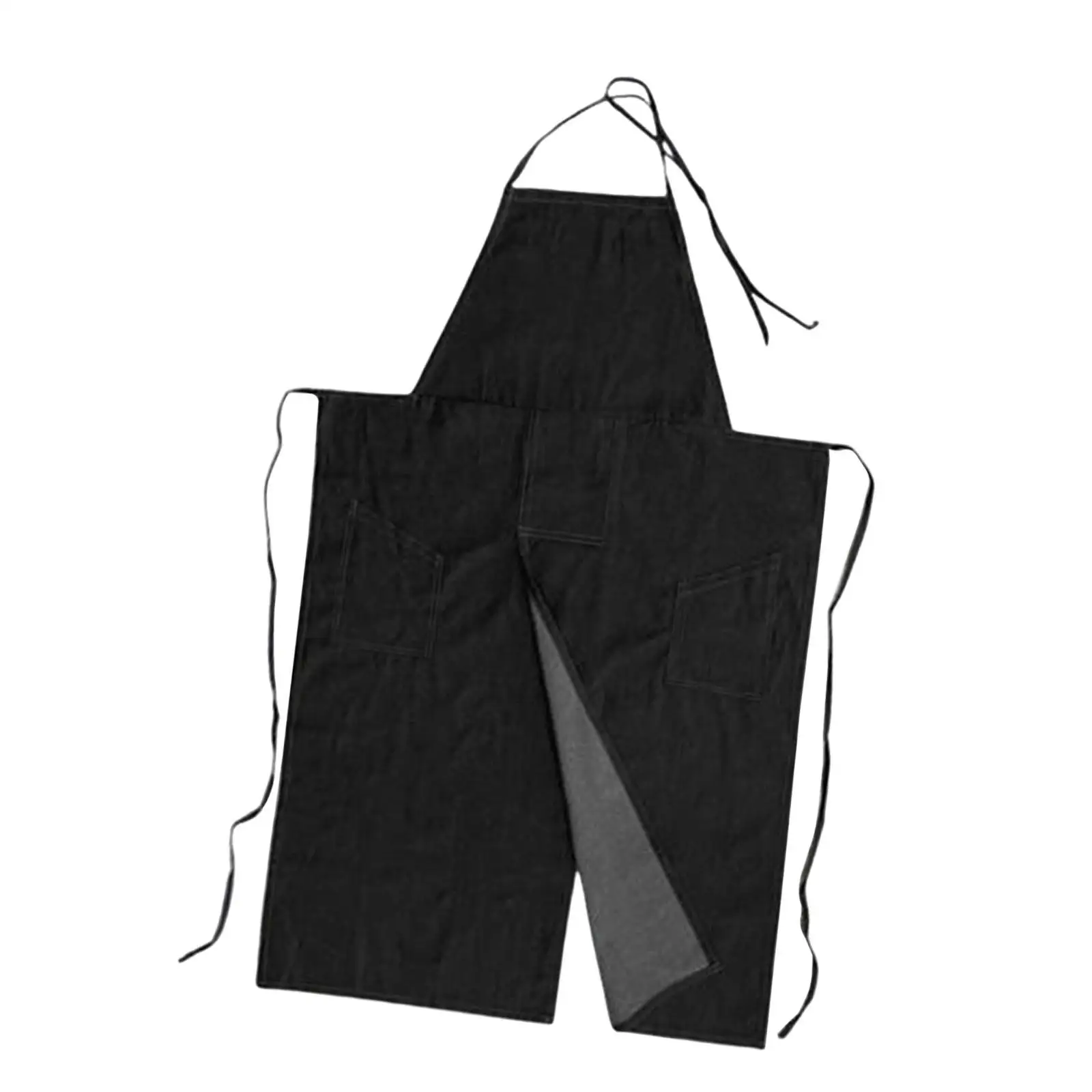 Full Cover Pottery Apron Split Leg Lightweight Fashion Breathable Denim Apron for Crafts Chef Ceramic Sculpture Pottery DIY