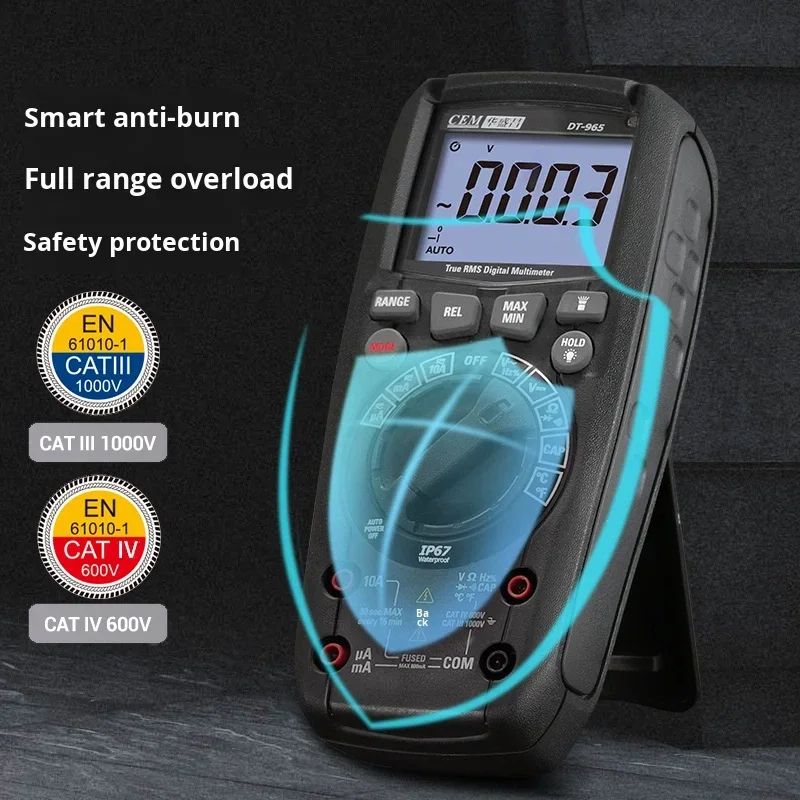 Industrial Grade Digital Multimeter True RMS High Precision Measurement AC/DC Current DT-965T/DT-965 Mainland