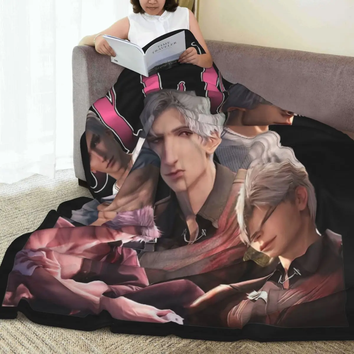 Vintage Sylus Bootleg Style Love And Deepspace Blankets Fleece Winter Lightweight Throw Blankets for Sofa Car Plush Thin Quilt