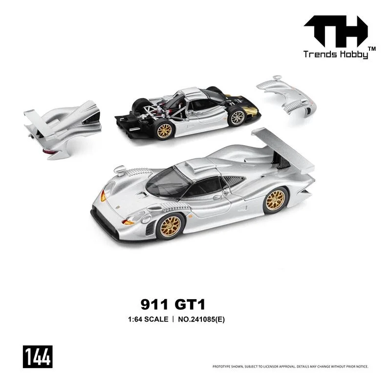 PreSale Trends Hobby 1:64 1998 GT1 Die-Cast Car Model Miniature Gifts