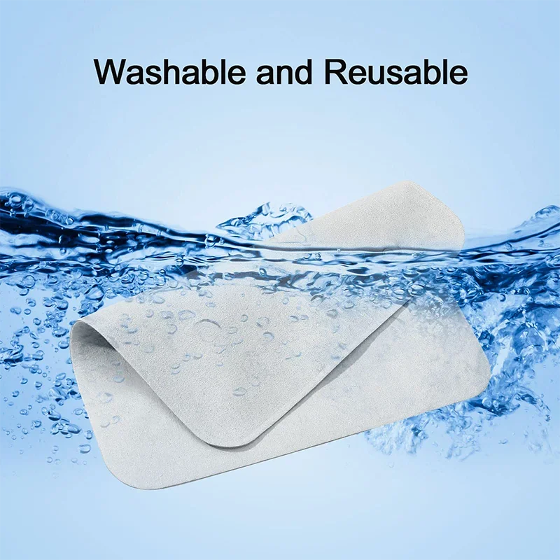 2Pcs Mobile Phone Wiping Laptop Screen Cloth Camera Cleaning Cloth Glasses Cloth Ultra-Fine Fiber Computer Lens Cloth