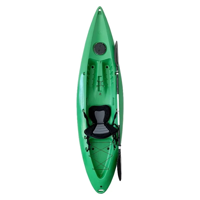 10 Foot Fishing Kayak for Solo Trips with a Padded Seat and Excellent Trackability