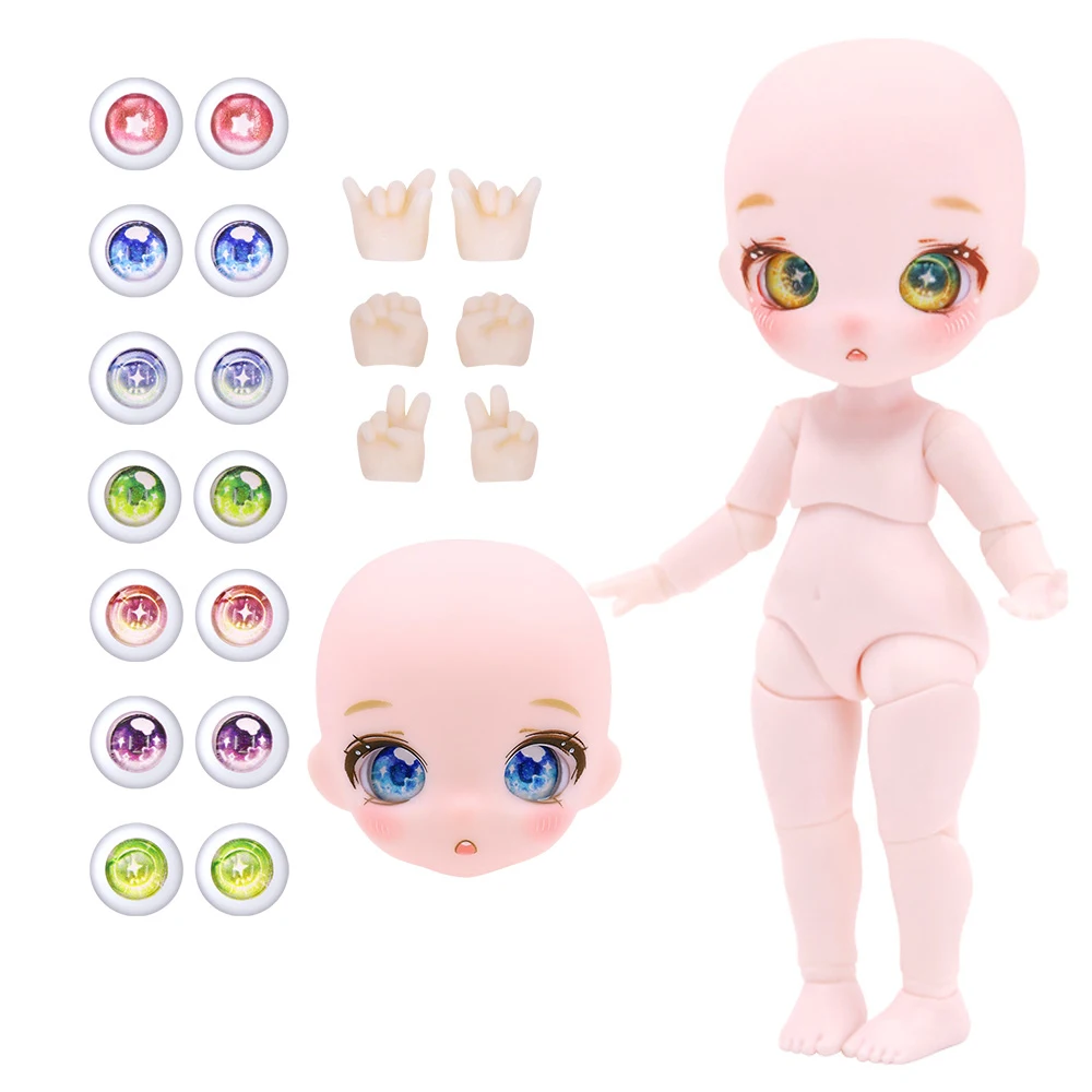 1/12 Bjd Doll Dream Fairy Constellation13cm OB11 Maytree Nude Doll Collectible Cute Animal Style Kawaii Toy Figures Gift For Kid