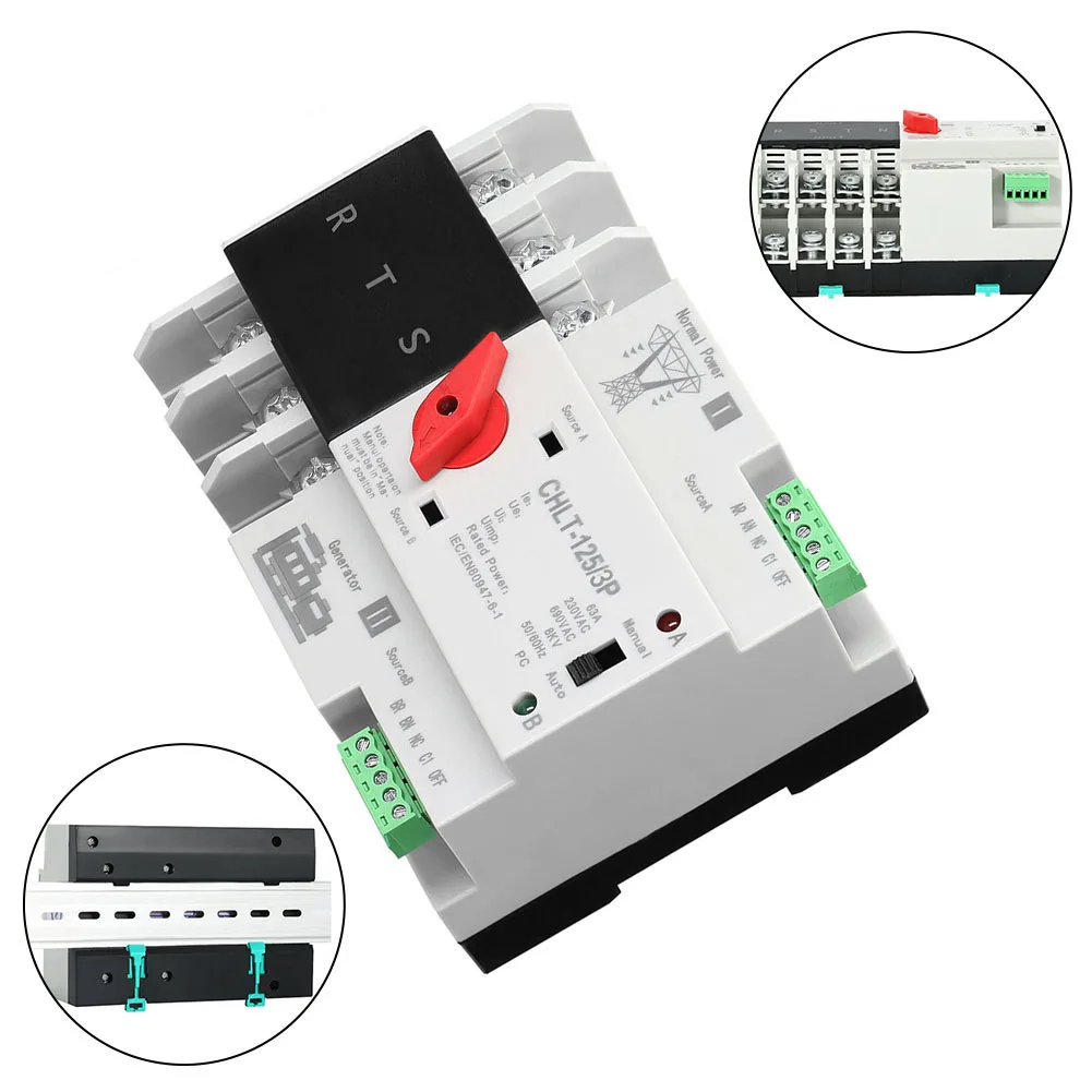 Generator Compatible Auto Transfer Switch GB T14048.11 Compliant PZ30 Distribution Compatible PC Isolation Type