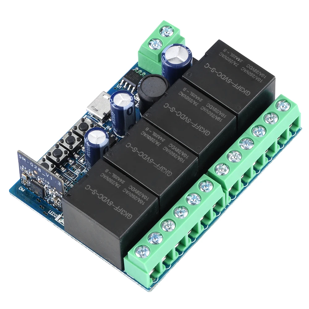 DC7-48V USB 5V Pour eWelink Smart Wifi Commutateur Universel cite Tech 4CH Commutateur Sans Fil Minuterie Téléphone Télécommande