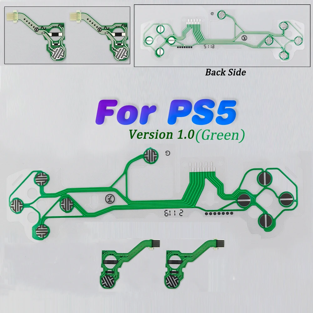 Câble flexible de clavier de film conducteur Dualsense pour SONY PlayStation 5, pièce de rechange de carte de circuit imprimé de ruban de contrôleur