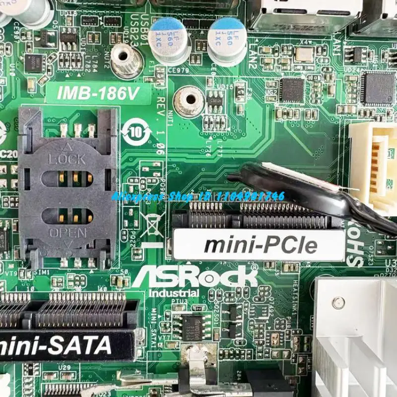 ASROCK IMB-186V REV.1.06 Scheda madre Mini-ITX Scheda madre industriale Scheda CPU Stock originale