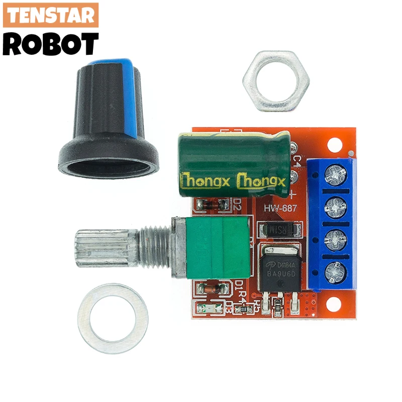 5A 90W PWM 12V DC Motor Speed Controller Module DC-DC 4.5V-35V Adjustable Speed Regulator Control Governor Switch 24V