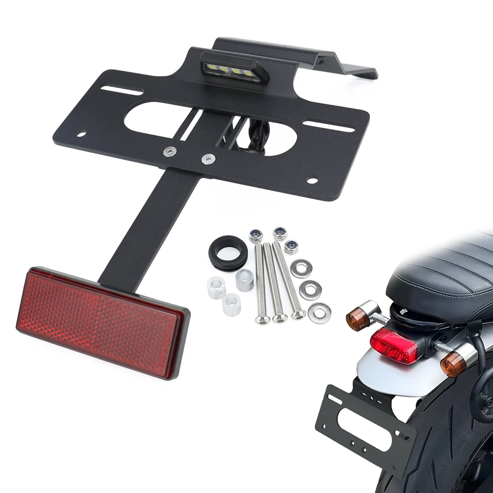 

For Truimph Speed Twin 1200 2019-2026 Speed Twin 1200RS 2025-2026 Rear Tail Tidy Fender Eliminator kit License Plate Holder